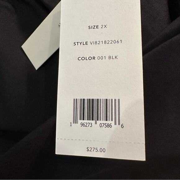 Vince Wide Leg Cropped Lightweight Pants Size 2X Black NWT - Picture 4 of 5